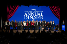 Orange County Business Council 2025 Annual Dinner & Installation of the Board of Directors was held at the Disneyland Hotel, Anaheim, California on February 27, 2025.