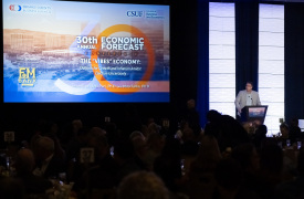 Orange County Business Council and California State University, Fullerton 30th Annual Economic Forecast Conference was held at Hyatt Regency Irvine in Irvine, California on October 24, 2024.