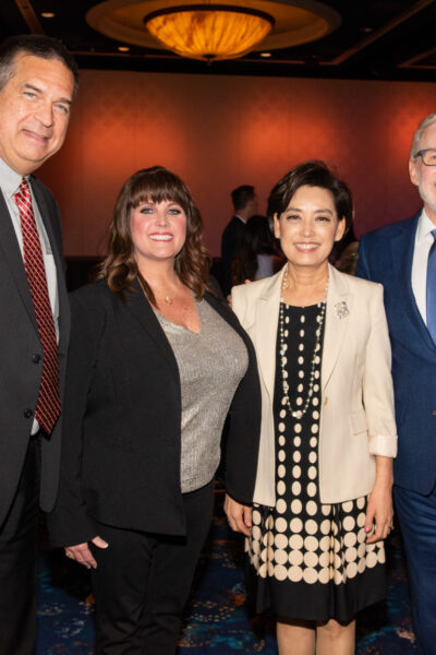 Jeff Ball, Jodi Duva, Congressmember Young Kim and Dave Bartlett