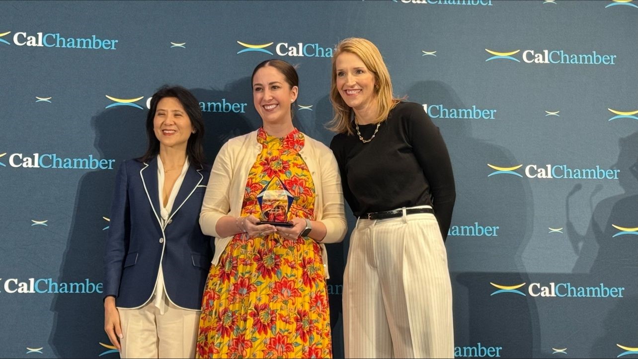 Amanda at CalChamber awards