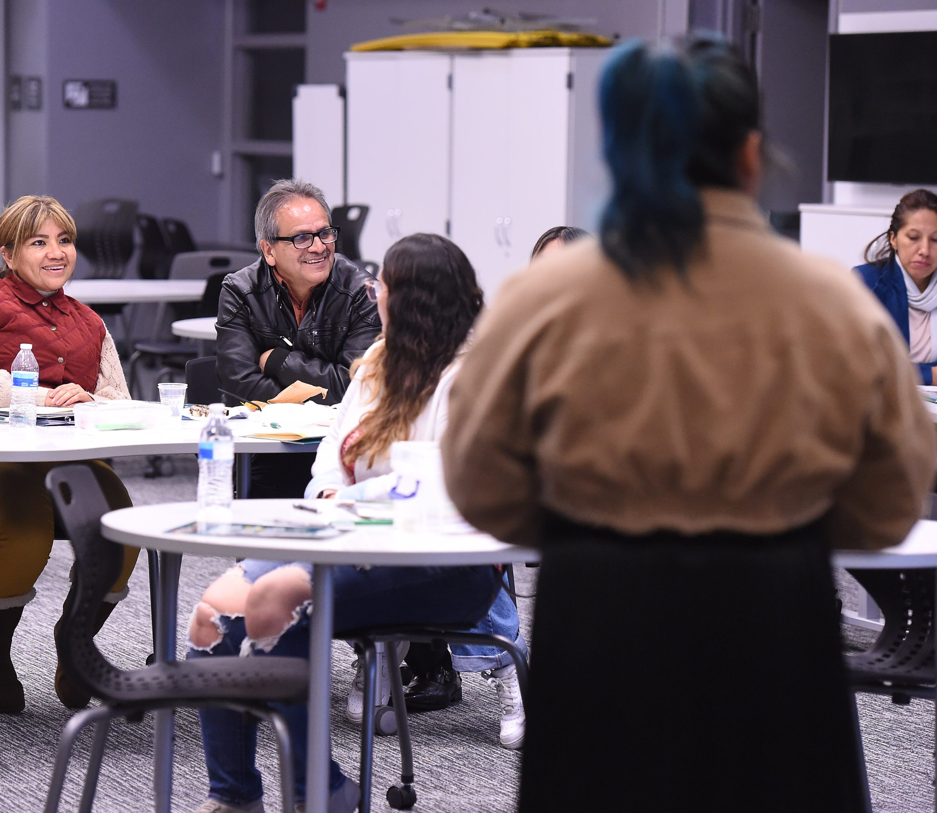 An LEA instructor speaking to the class