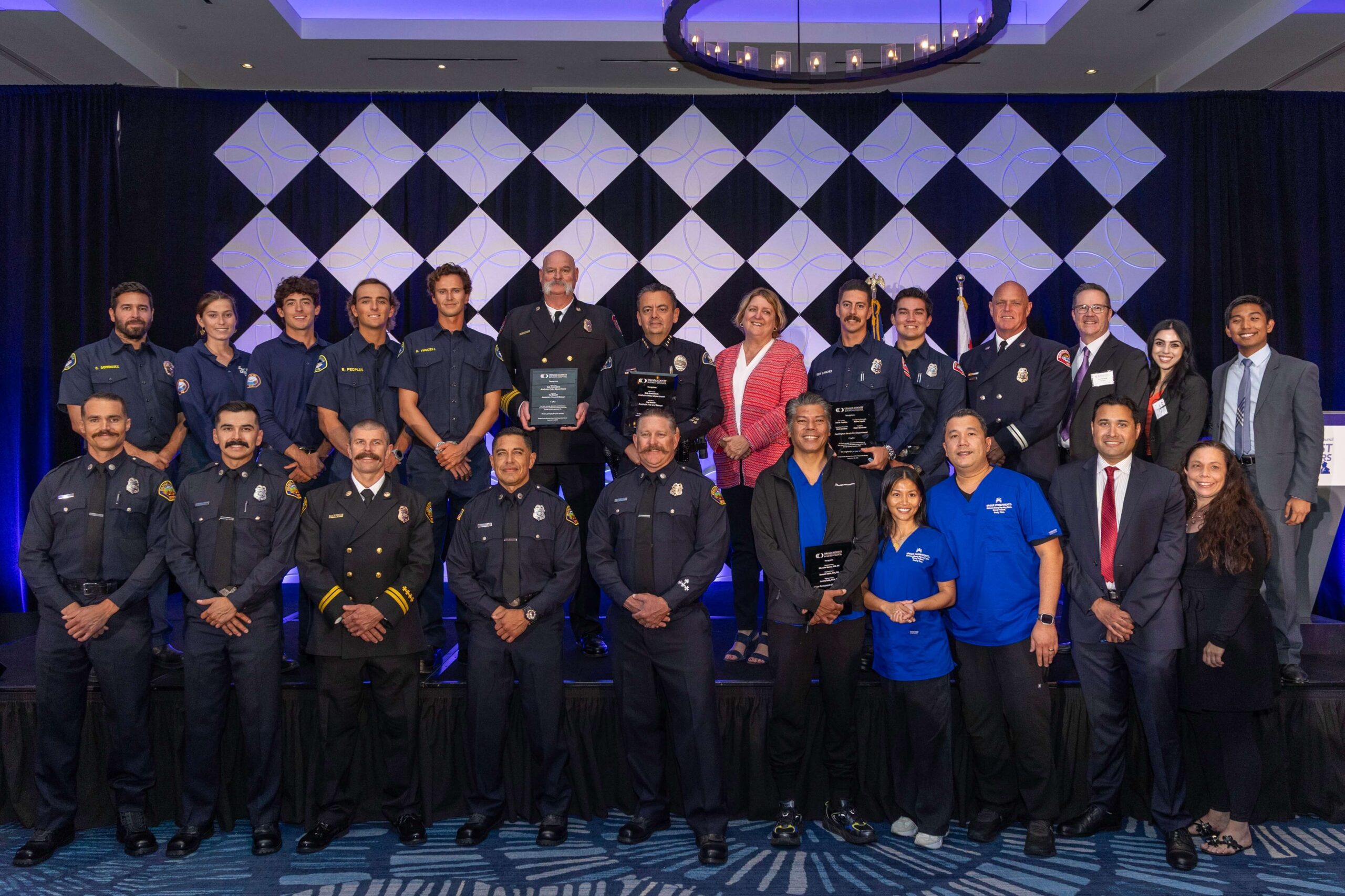 Law Enforcement, Fire and Emergency Services Honored at Orange County Business Council’s First Responders Dinner