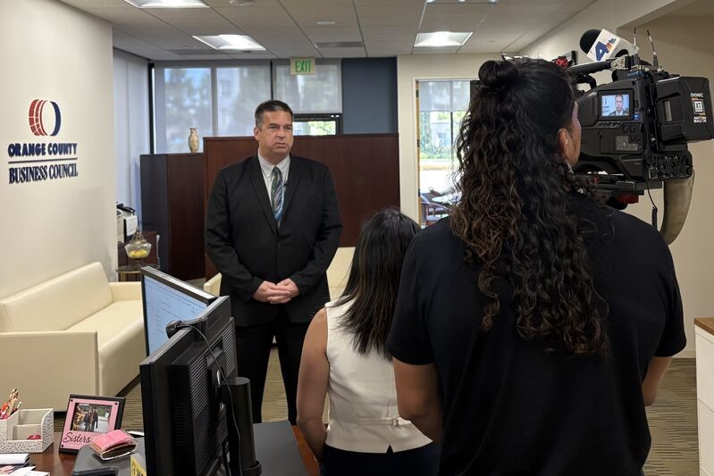 Jeff Ball interviewed by Hetty Chang from KNBC