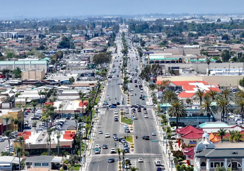 Overview of Orange County streets